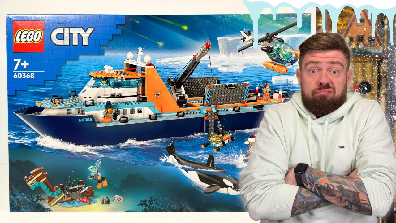ŁÓDŹ BADACZA ARKTYKI 🦭 LEGO CITY 60368 RECENZJA
