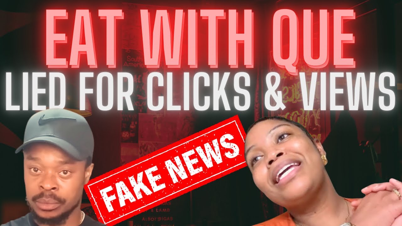 EAT WITH QUE NEEDS HELP | LIES EXPOSED ON LIVE🧐