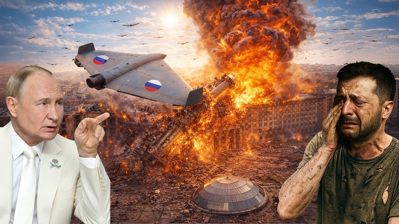 500 DRONE RUSIA TEMBUS SISTEM PERTAHANAN AS–NATO!? Rusia Bombardir Kota Ukraina Tanpa Perlawanan!