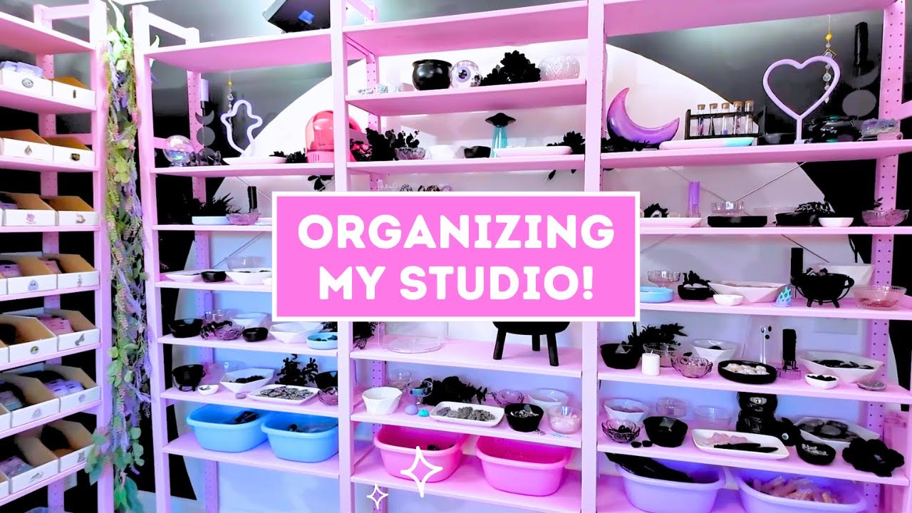 ♡ STUDIO VLOG ♡ Let's organize! // Small business day in the life