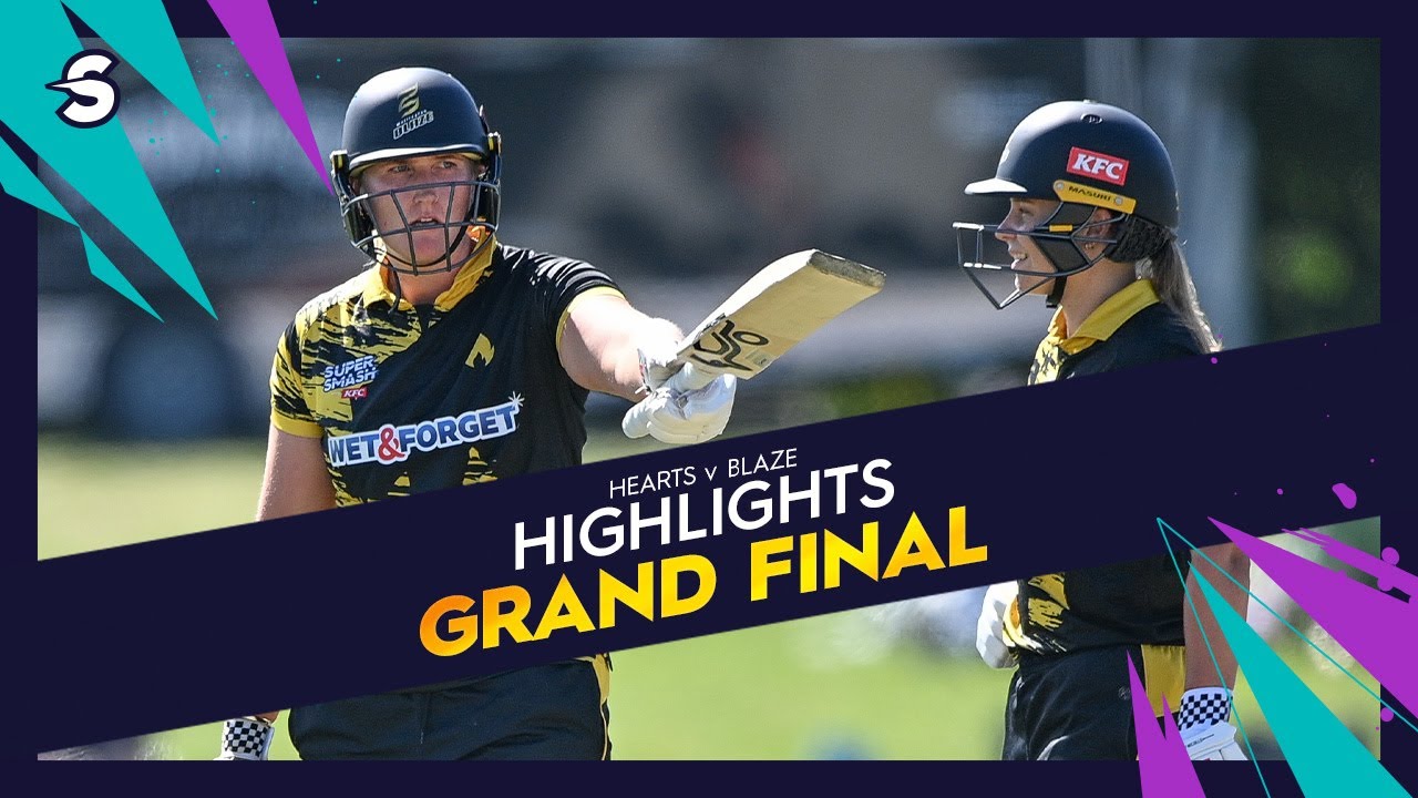 Late Innings Fireworks Leads to Blaze 3-Peat! | Blaze v Hearts - Super Smash Final Highlights