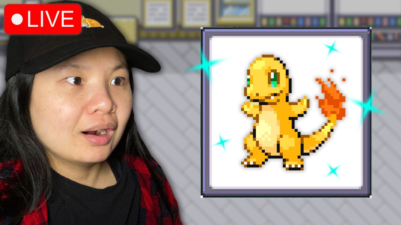 🔴 Shiny Hunting Charmander In Pokemon LeafGreen! (Day 8)