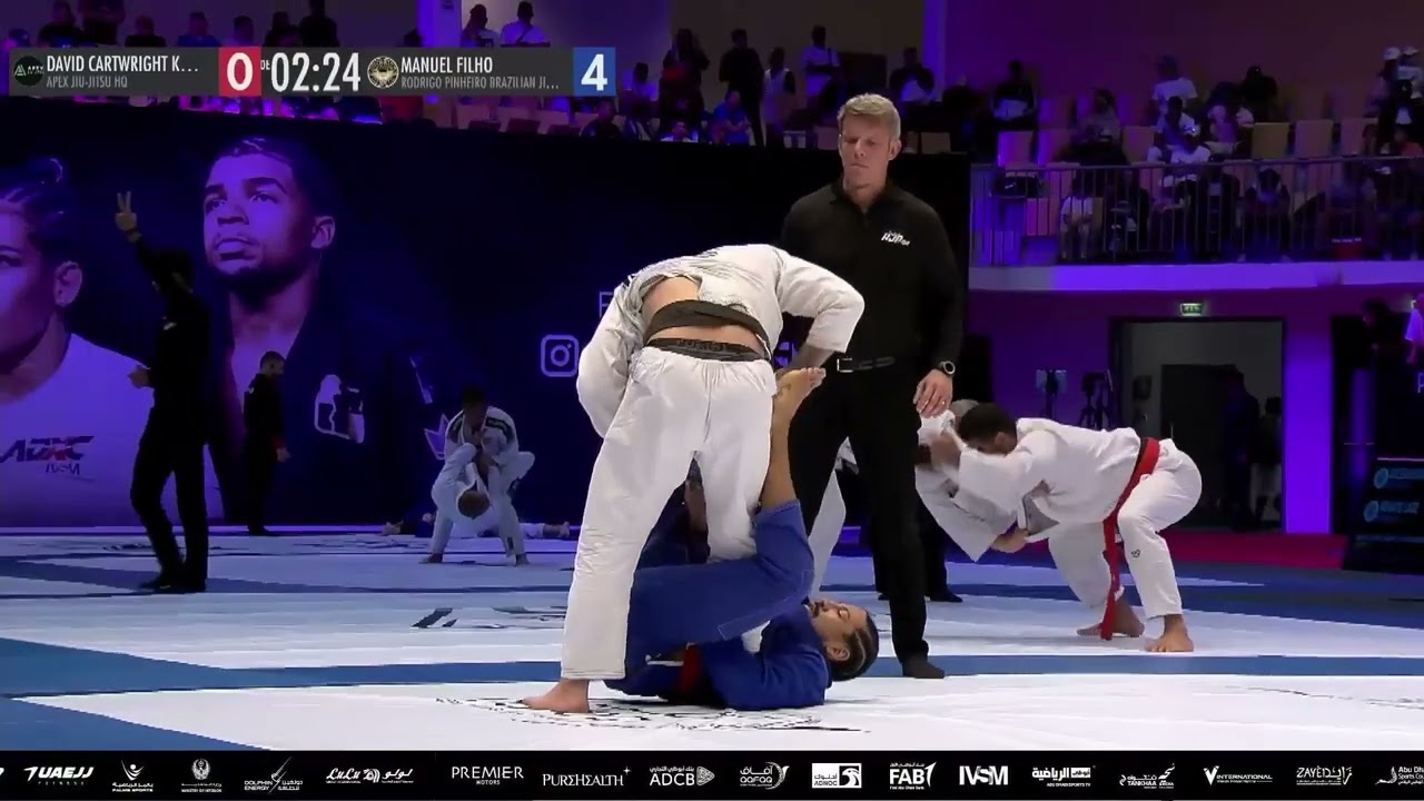 DAVID CARTWHIGHT vs MANUEL RIBAMAR  -  ABU DHABI GRAND SLAM   MASTERS
