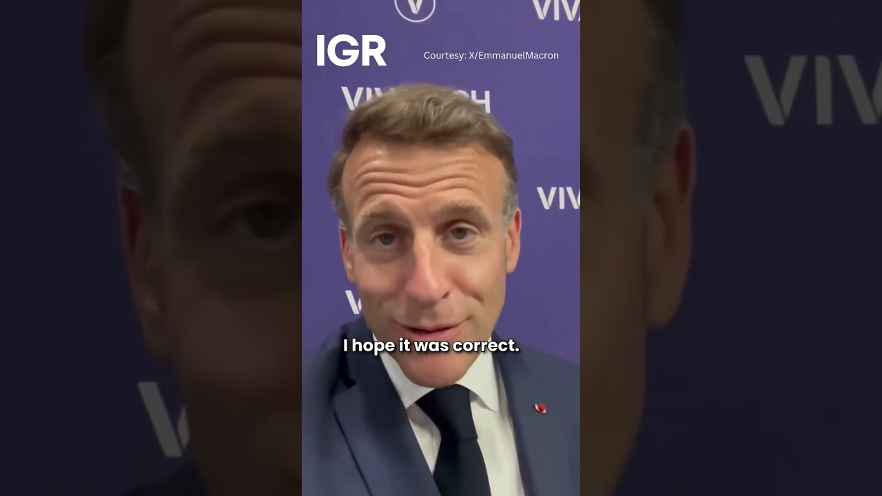 'Priya Mitra Narendra': Macron's Hindi Message for PM Modi Wins Hearts | IGR | India Global Review