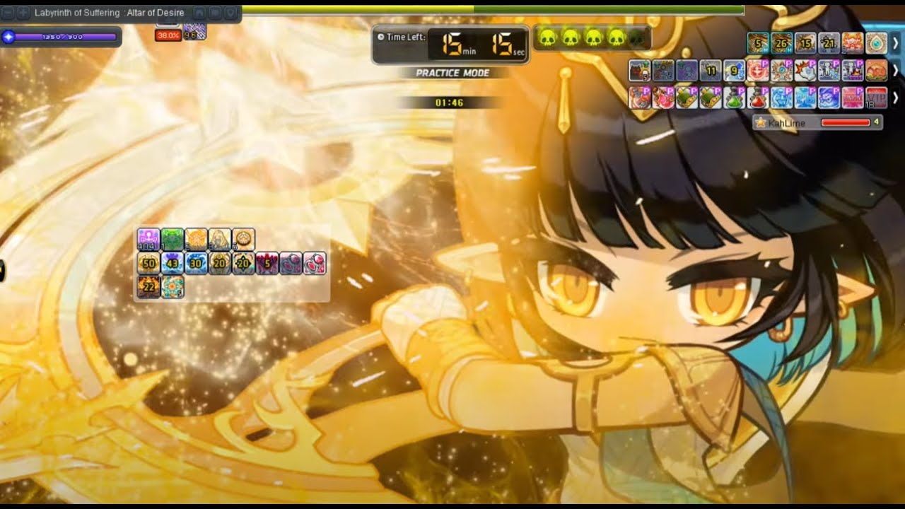 MapleStory/Kronos -  Khali 43M CP - Hard Verus Hilla solo