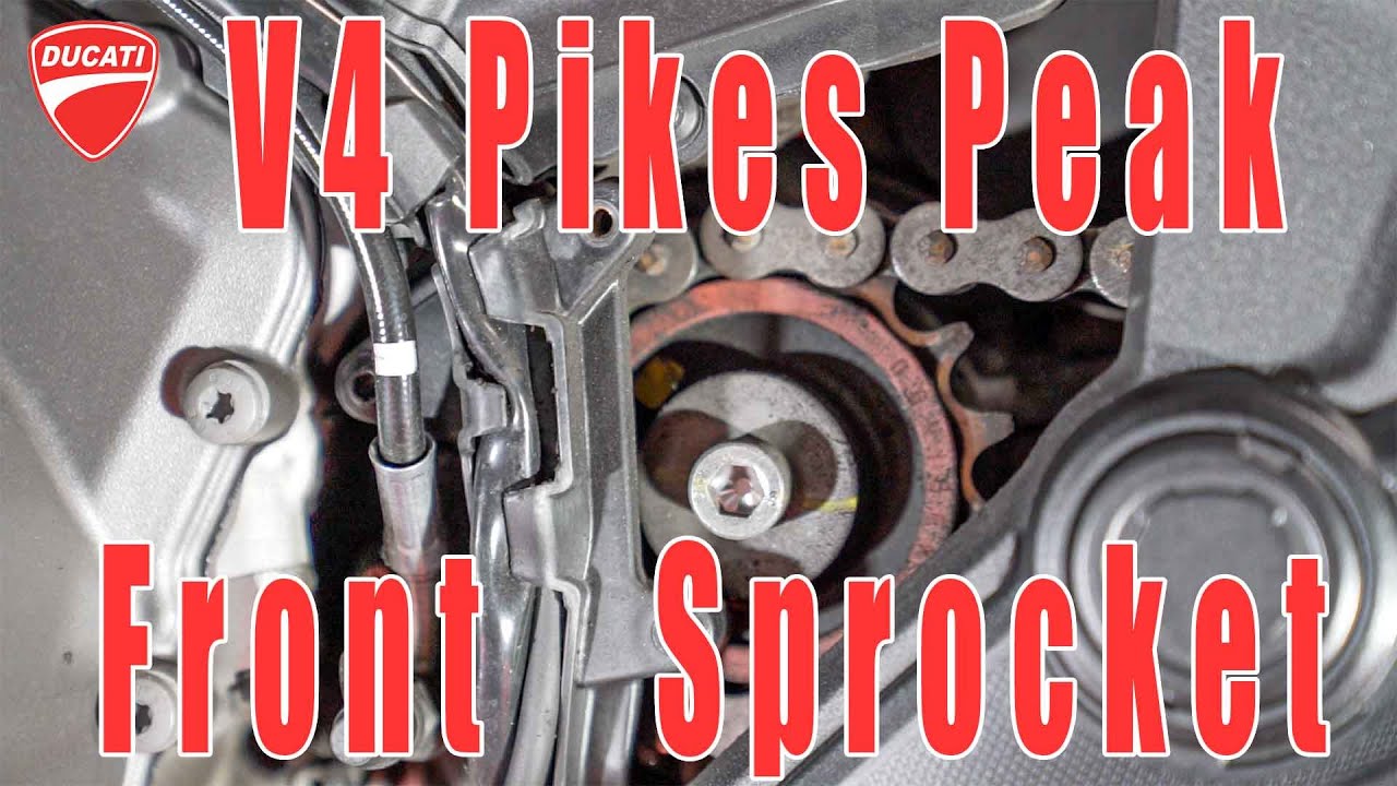 How To Access the Front Sprocket on the Ducati Multistrada V4 Pikes Peak