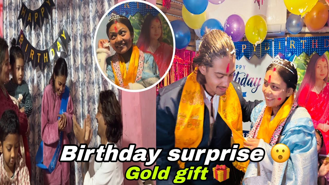 Birthday surprise neetu lai🫢!!laxmi haru beena birthday 🥹