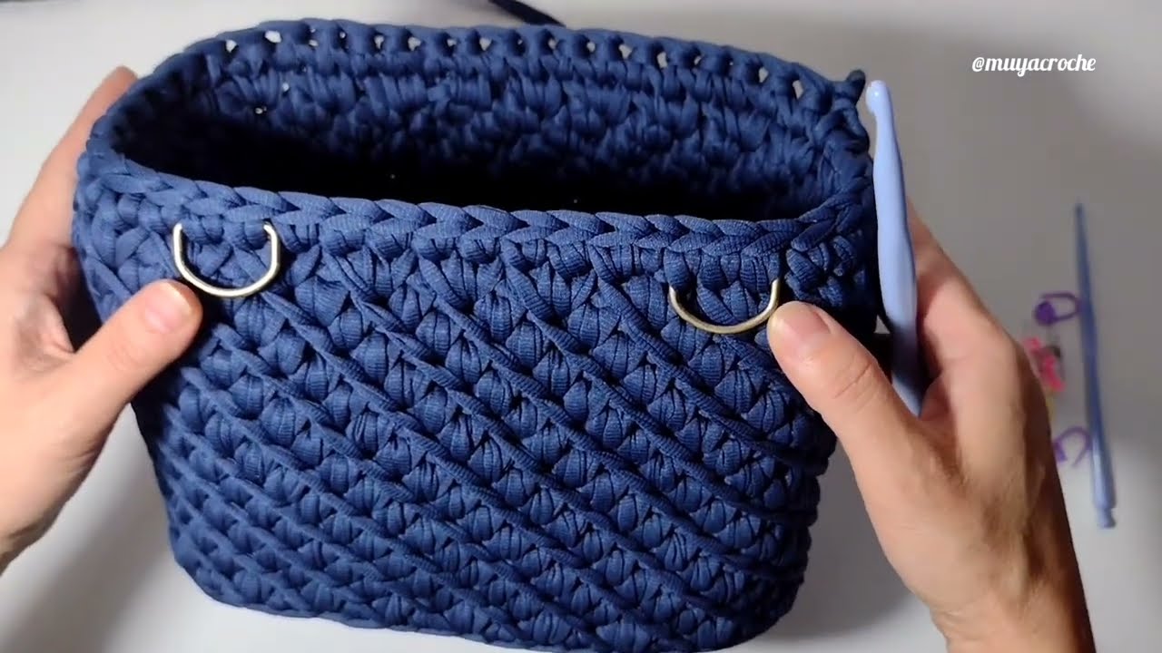 TUTORIAL - Bolsa sacola em crochê/ Comemorando 400 inscritos!😉🙏