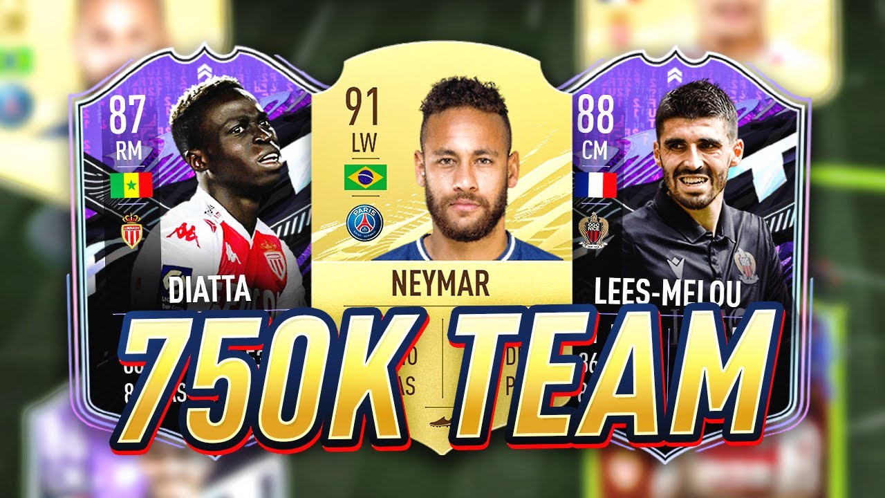 BEST NEYMAR 750K WEEKEND LEAGUE TEAM (750K SQUAD BUILDER) - FIFA 21 ULTIMATE TEAM