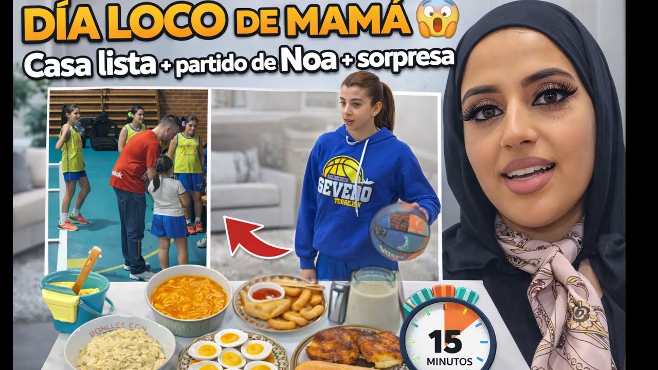 Día de mamá: casa lista, partido de Noa y comida en 15 minutos. Estreno mi pantalón de Shein