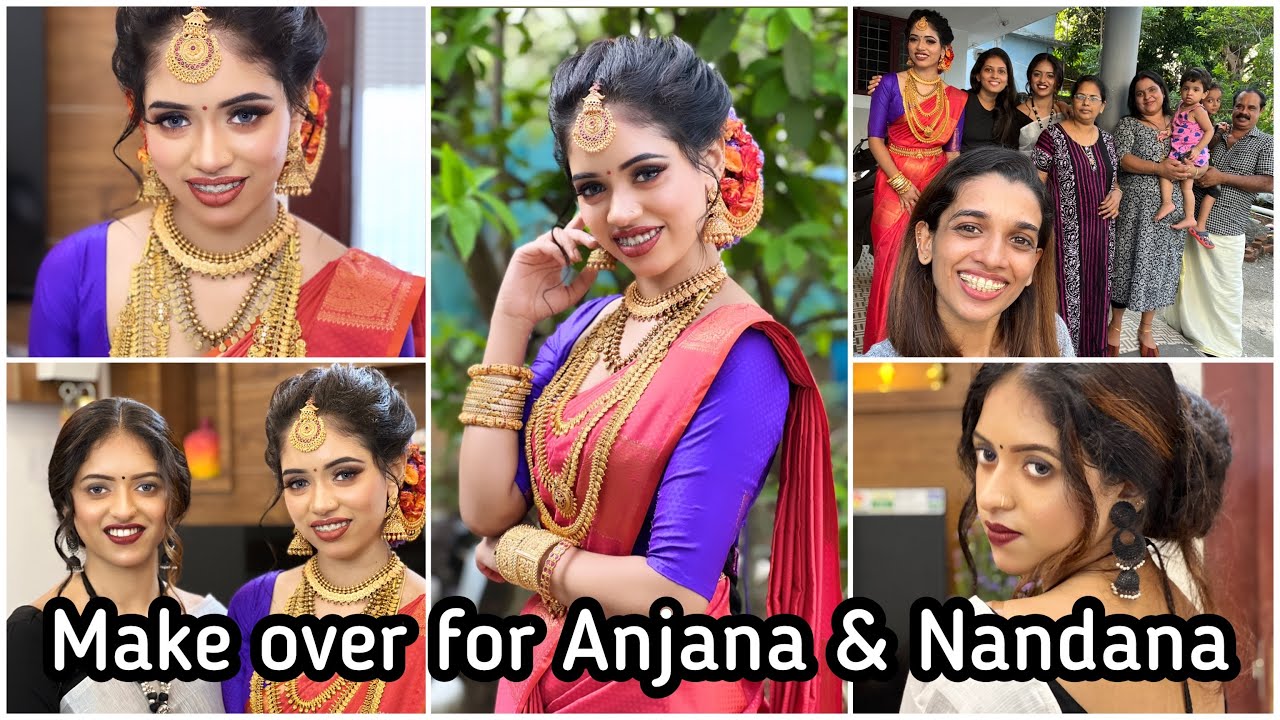 Makeover for Anjana &Nandana (ponnu & Kunjan @uppummulakumlite3138