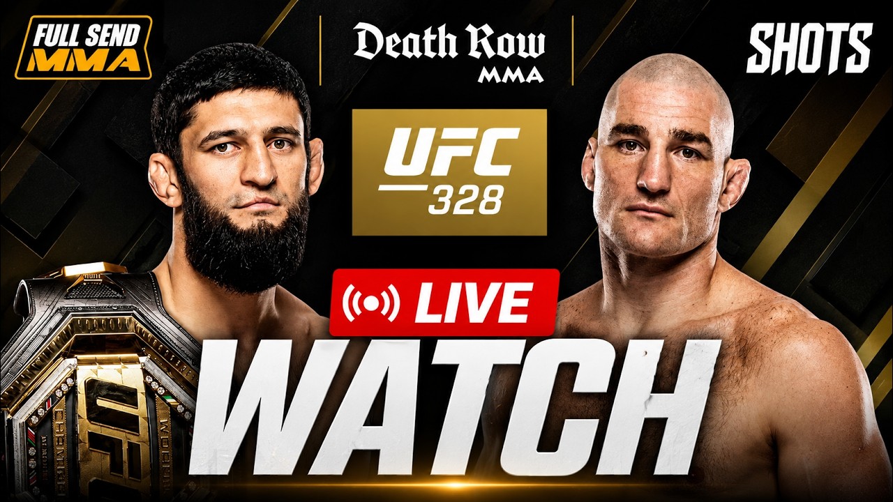 🚨 LIVE 🚨 UFC 328: SEAN STRICKLAND VS. KHAMZAT