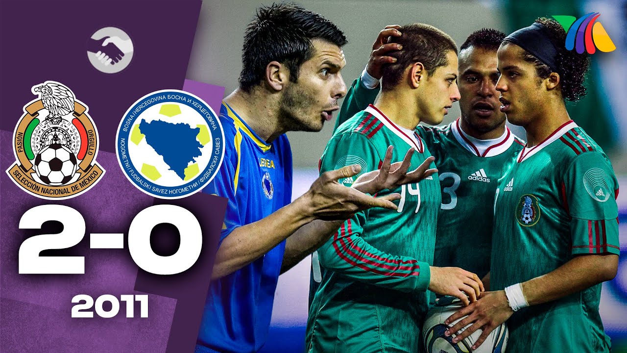 Duelo INÉDITO 😮 México 2-0 Bosnia y Herzegovina 🎤 TV AZTECA - Amistoso - 9/2/2011