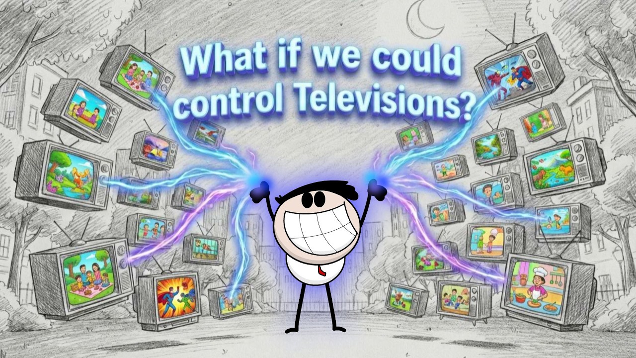 А что, если бы мы могли управлять телевизорами? + другие видео | #aumsum #kids #whatif
