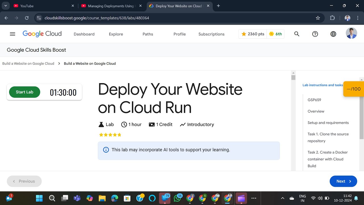 Deploy Your Website on Cloud Run #engineeringupdate #arcade GSP659