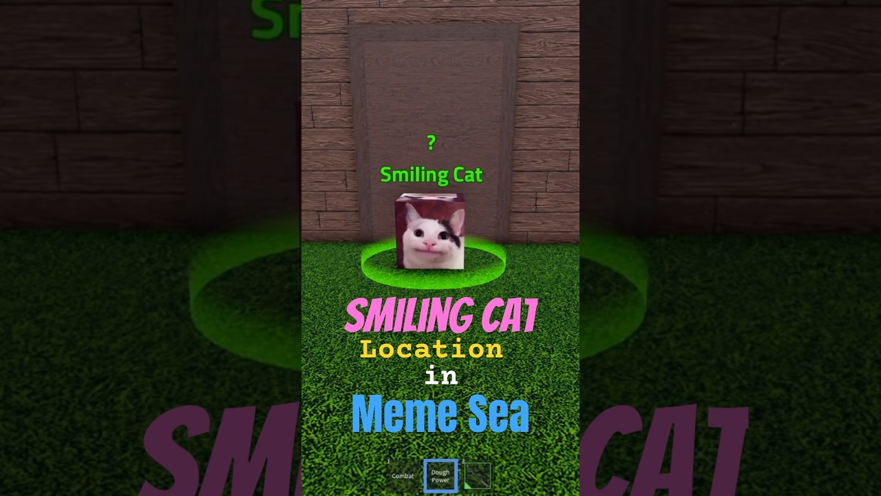 В поисках улыбающегося кота в море мемов #шорты #memesea #roblox #robloxshorts #gameshorts