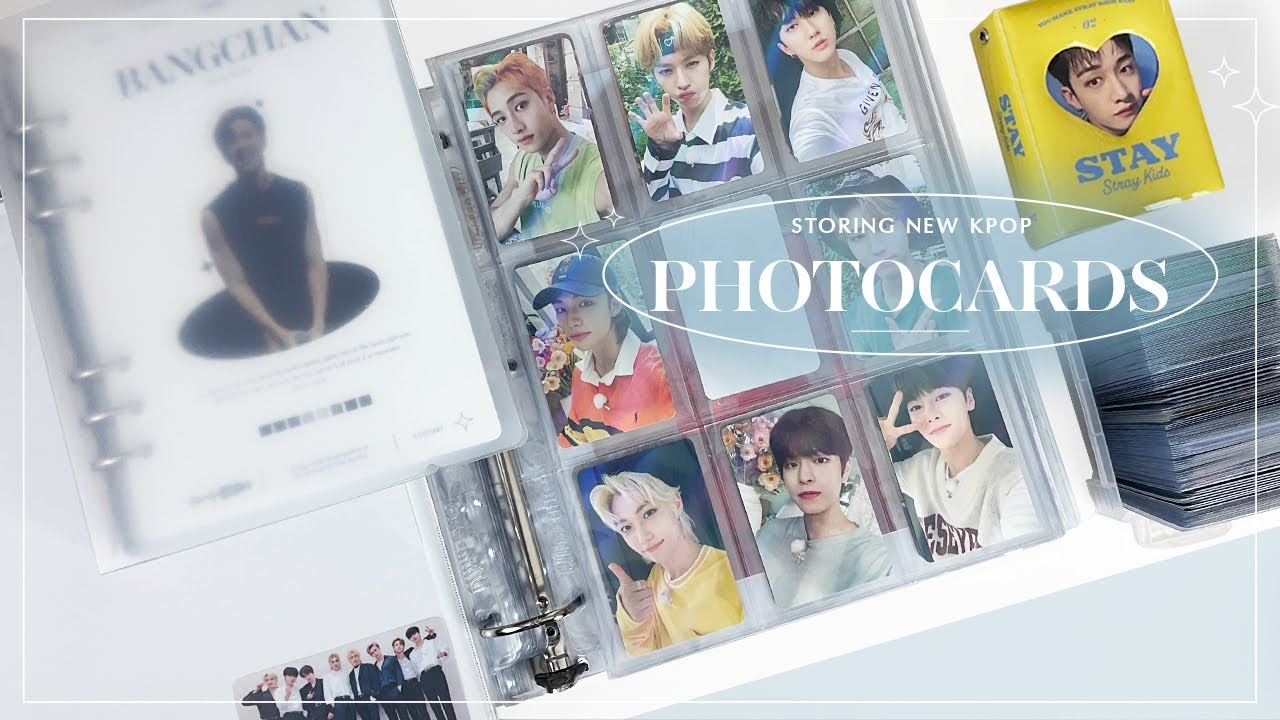 storing new photocards into my binders + setting up a mini collect book ✧ 04 | Stray Kids