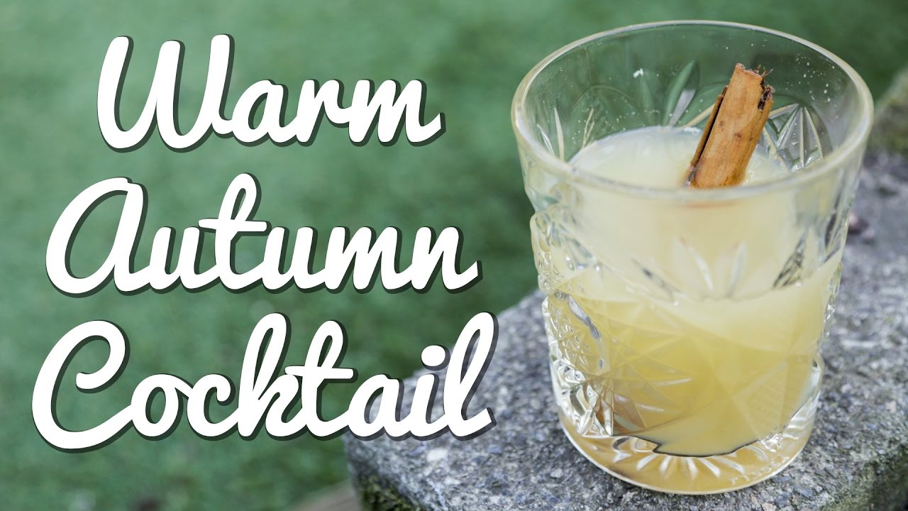 Warm Autumn Pear and Cinammon Cocktail - Crumbs
