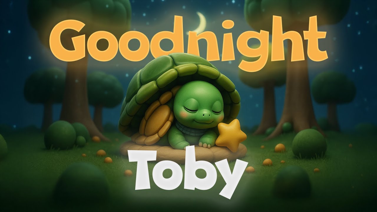 Toby’s Slow Sleepy Journey 🌙  | Bedtime Story for Kids | Gentle Nighttime Tale 🐢✨
