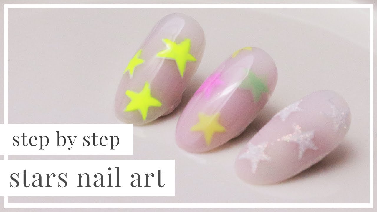 Gwiazdki na paznokciach ⭐️ Zdobienie krok po kroku 💅🏼