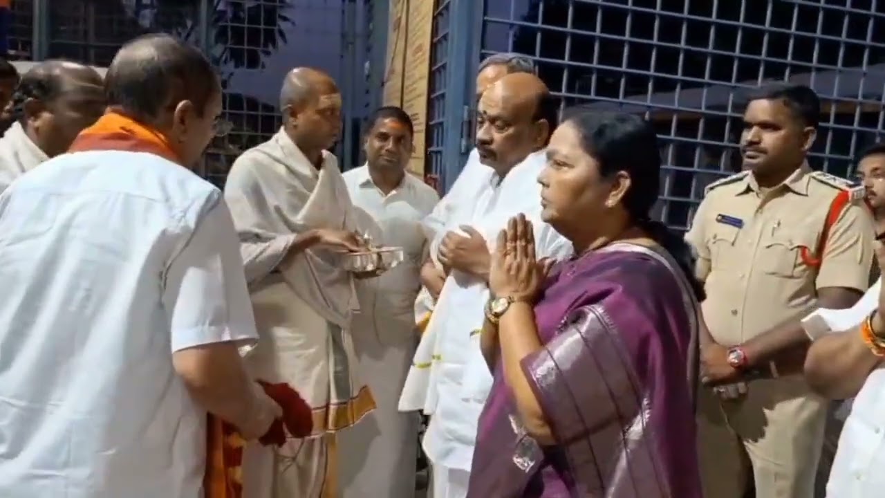 శ్రీశైలం లో ఏపీ స్పీకర్ అయ్యన్న పాత్రుడు గారు