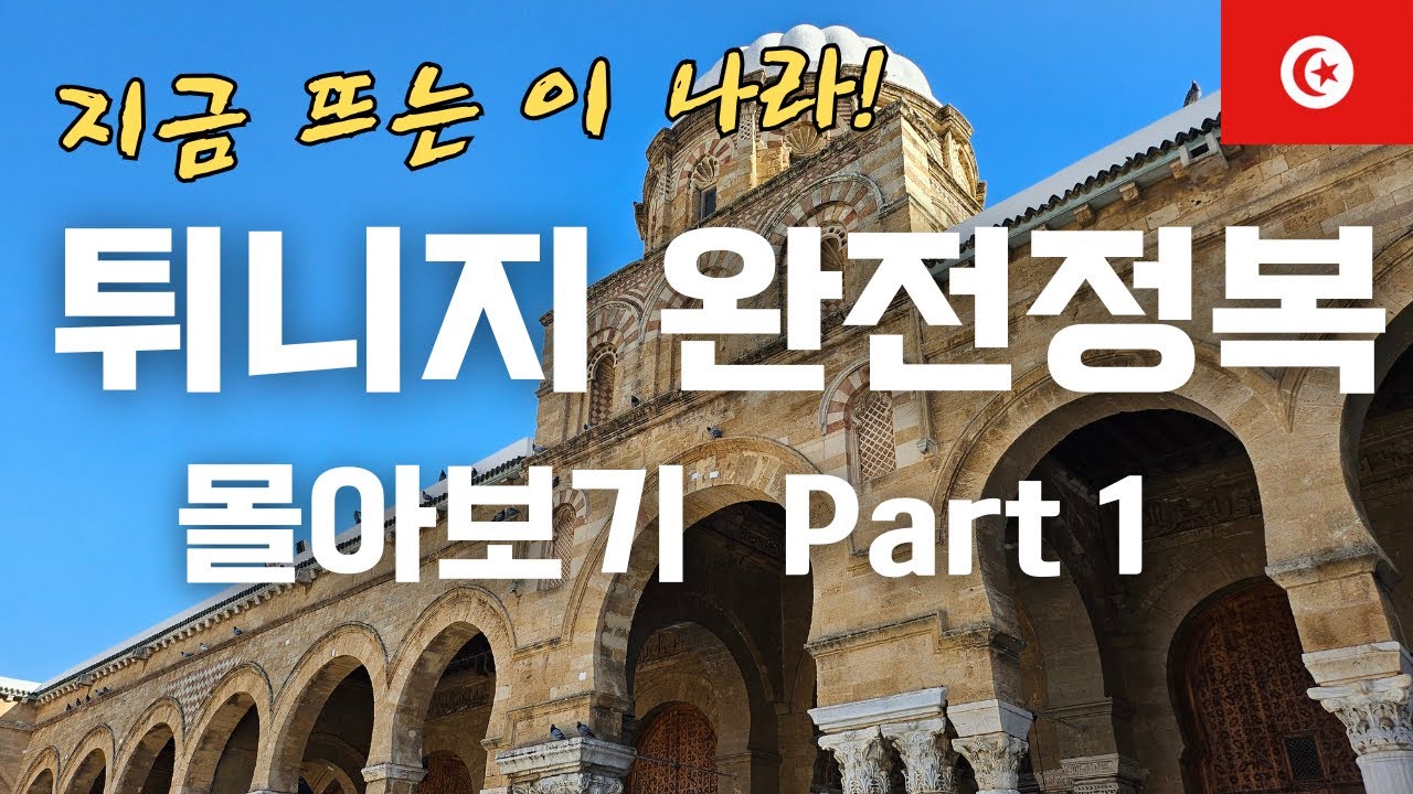 🇹🇳 더 유명해지기 전에 꼭 가야하는 튀니지 여행 정주행 1부 🧳 튀니스, 카르타고 | 여행브이로그