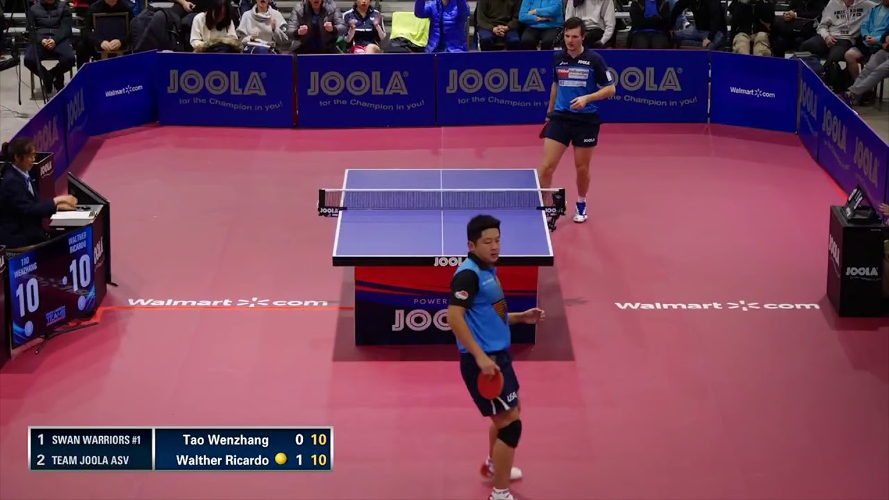 2018 Joola NA Teams Championships - Final Match #4 - Ricardo Walther vs Tao Wenzhang (Highlights)