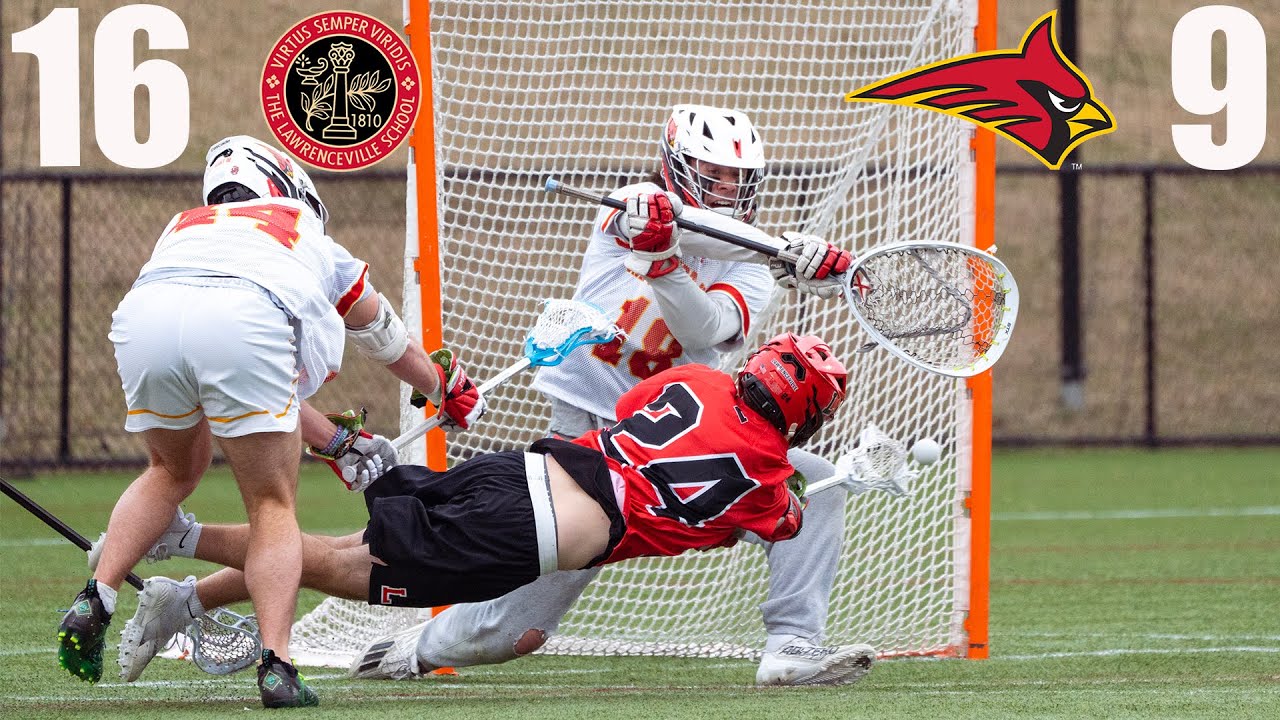 Calvert Hall vs. Lawrenceville - Extended Clips - 2nd Half - 2023 Lacrosse