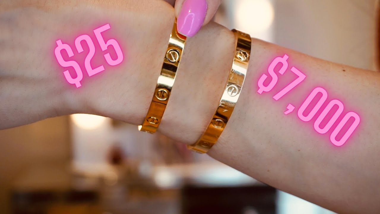 Браслет CARTIER LOVE: подделка или оригинал | Дизайнерская подделка Amazon
