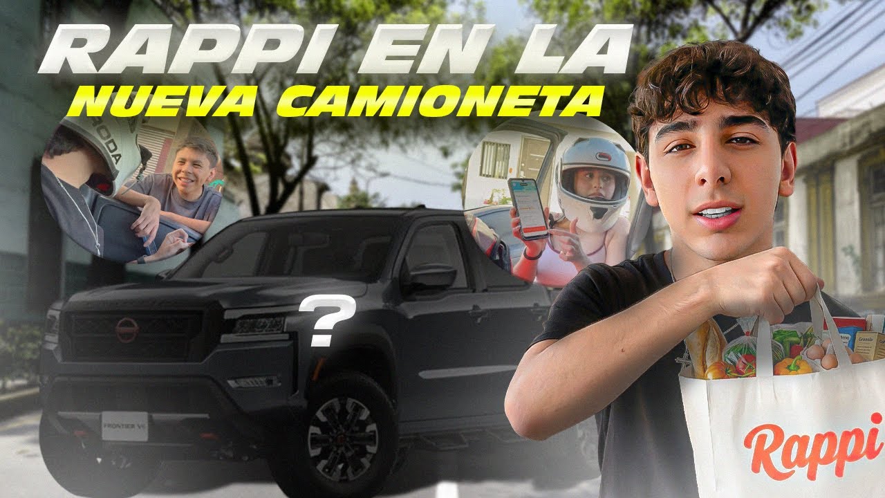 SIENDO RAPPI EN MI NUEVA CAMIONETA 