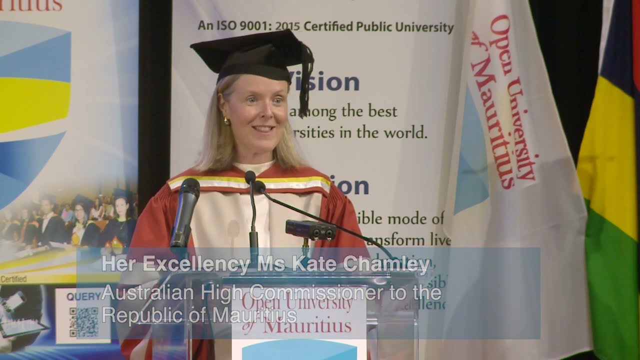 Convocation Ceremony 06 May 2024 - Speech by Her Excellency Ms Kate Chamley, Chief Guest