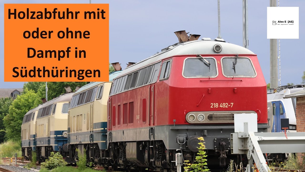 Holzabfuhr mit oder ohne Dampf in Südthüringen - Teil I - Meiningen & Oberhof  |  Alex E