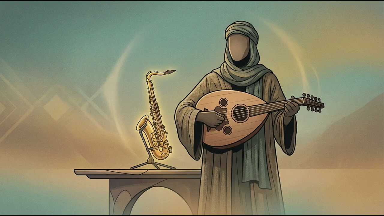 عاصفة العود (Oud Storm) – Arabic Jazz Fusion Instrumental (Energetic Spiritual Oud Beat)