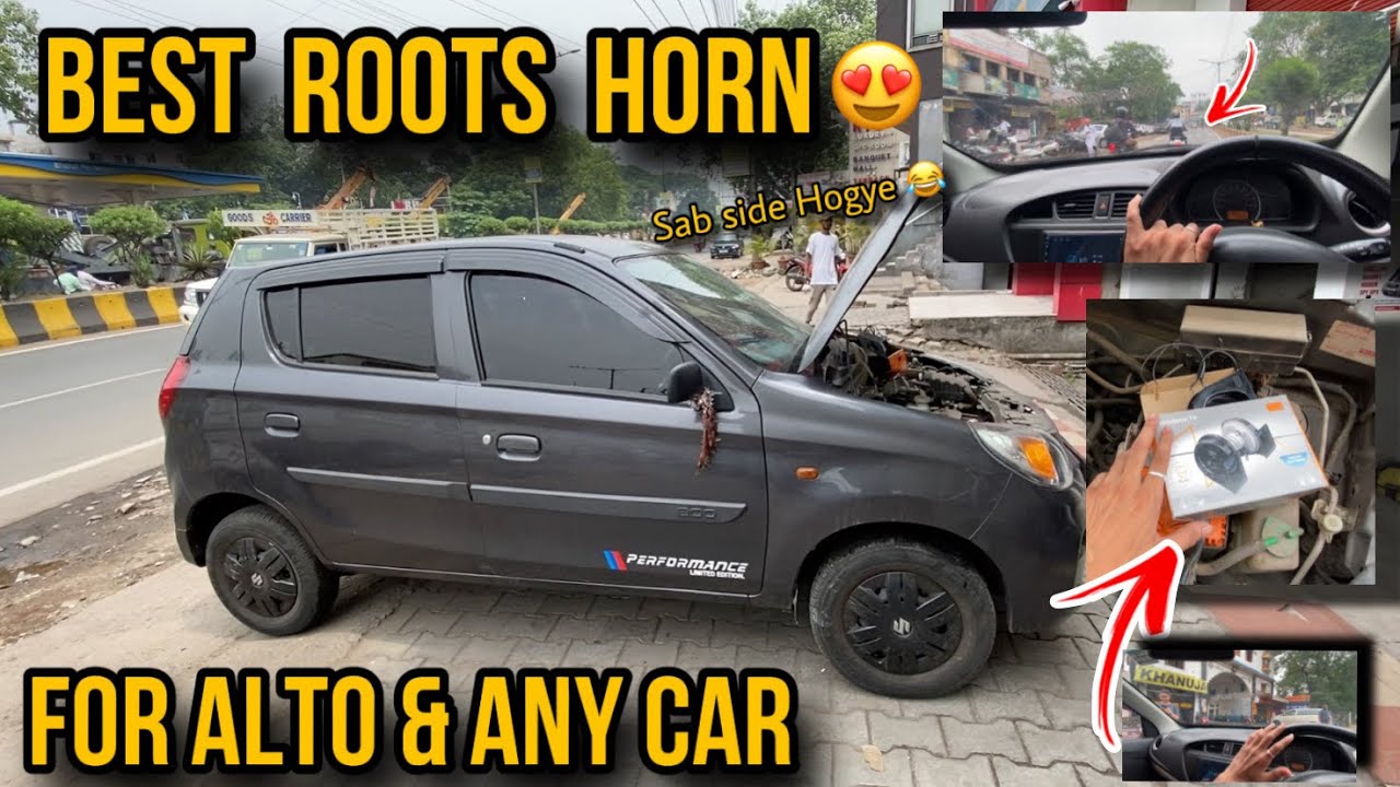Roots Horn Installation In My Alto Car 😍 || Best Loud Roots Horn For Any Car ||