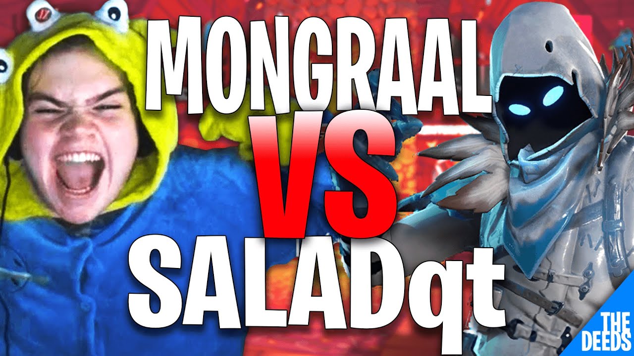 Mongraal Joins Random Creative Fill And 1 VS 1 This Insane Player Saladqt | Fortnite Creative
