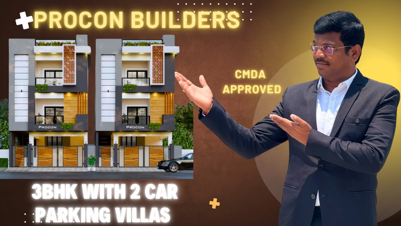 3 BHK MEZZANINE VILLAS WITH 2 CAR PARKINGS  FOR SALE