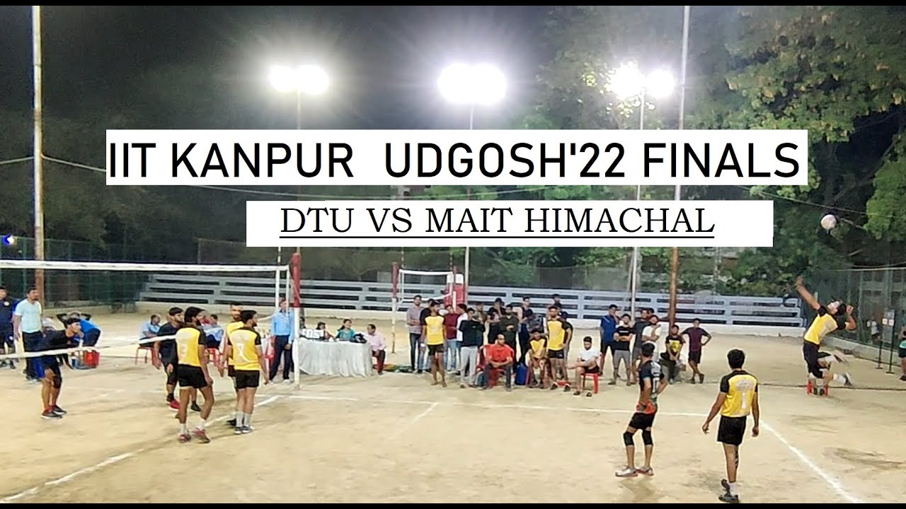 DTU VS MAIT HIMACHAL || SET -3 || UDGOSH'22 || IIT KANPUR #dtuvolleyball #dtu