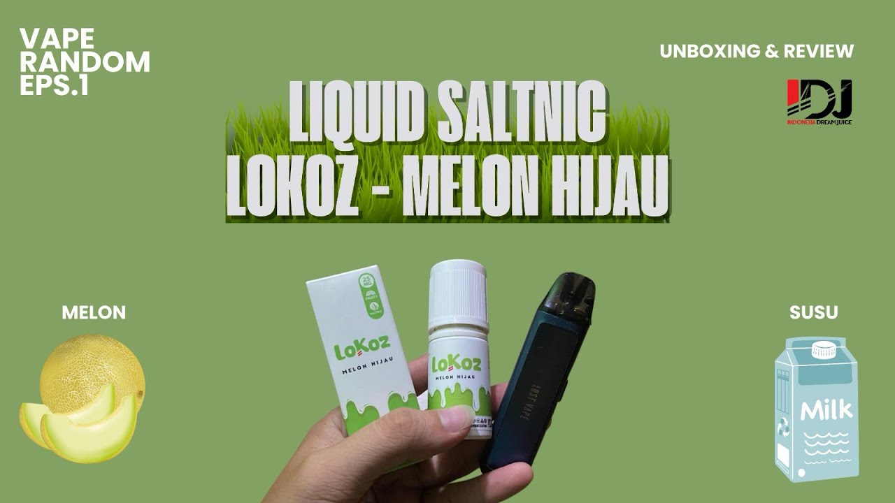 Review Liquid Lokoz Melon Hijau Saltnic ‼️