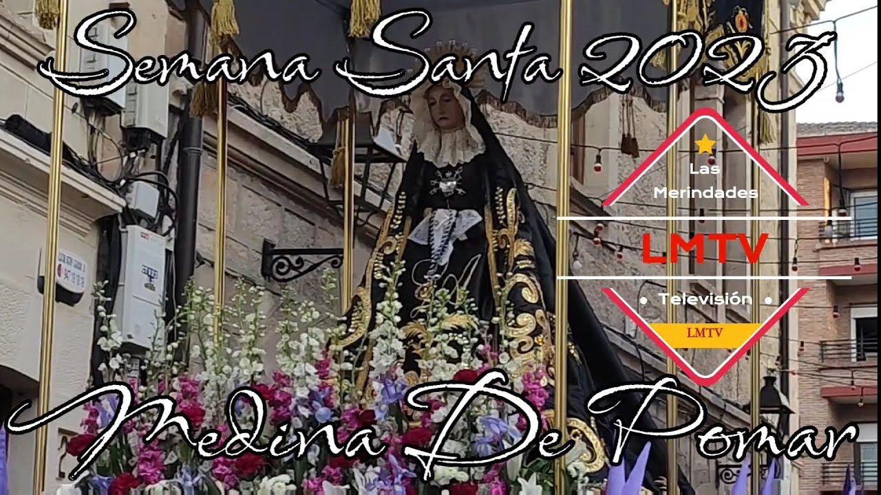 Semana Santa En Las Merindades 2023. Procesión del santo entierro. Medina De Pomar.
