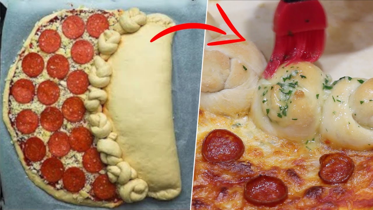 I Tested That Insane Calzone Garlic Knot Pizza - TWISTED Recipes Tested
