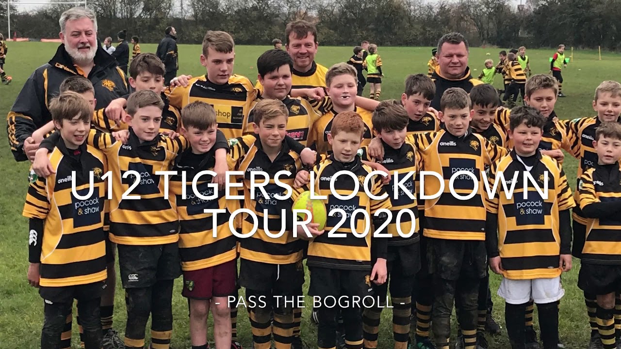 U12 Tigers lockdown &lsquo;pass the bogroll&rsquo; tour 2020