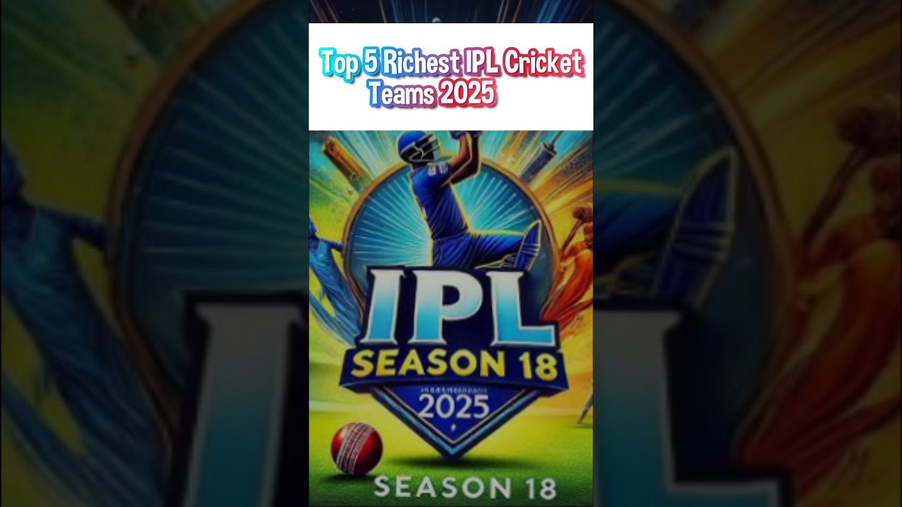 Top 5 Richest IPL Cricket Teams 2025