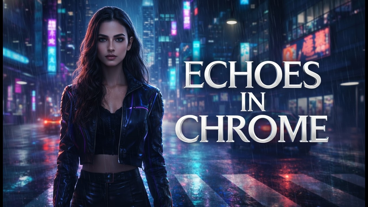 Echoes in Chrome – Aria Vane (Official Music Video) | Cinematic Dark Pop