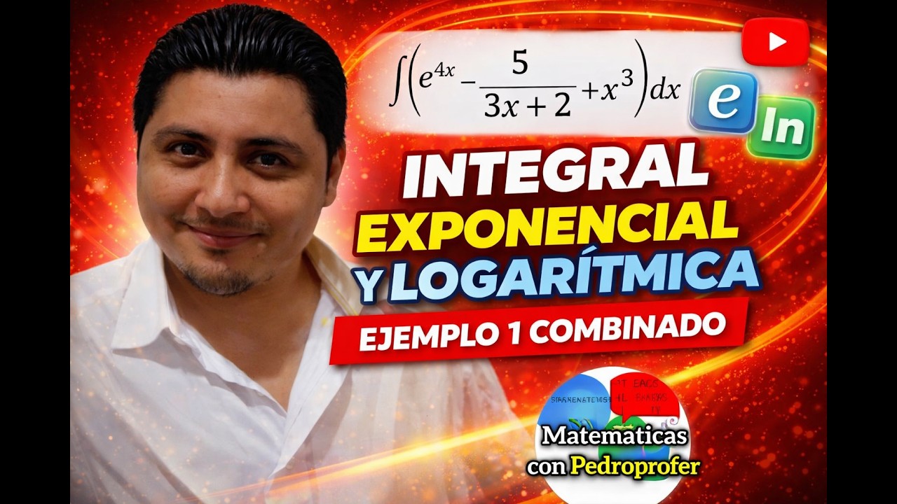 Integral Exponencial y Logarítmica (Combinada) 🤯 Ejemplo 1 Paso a Paso