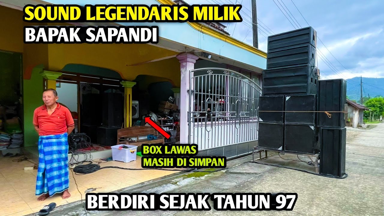 Berdiri sejak tahun 97 ‼️ sound legendaris milik pak sapandi ,akrab audio sound system