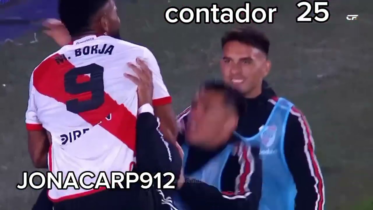 todos los goles de borja en river plate ⚽️