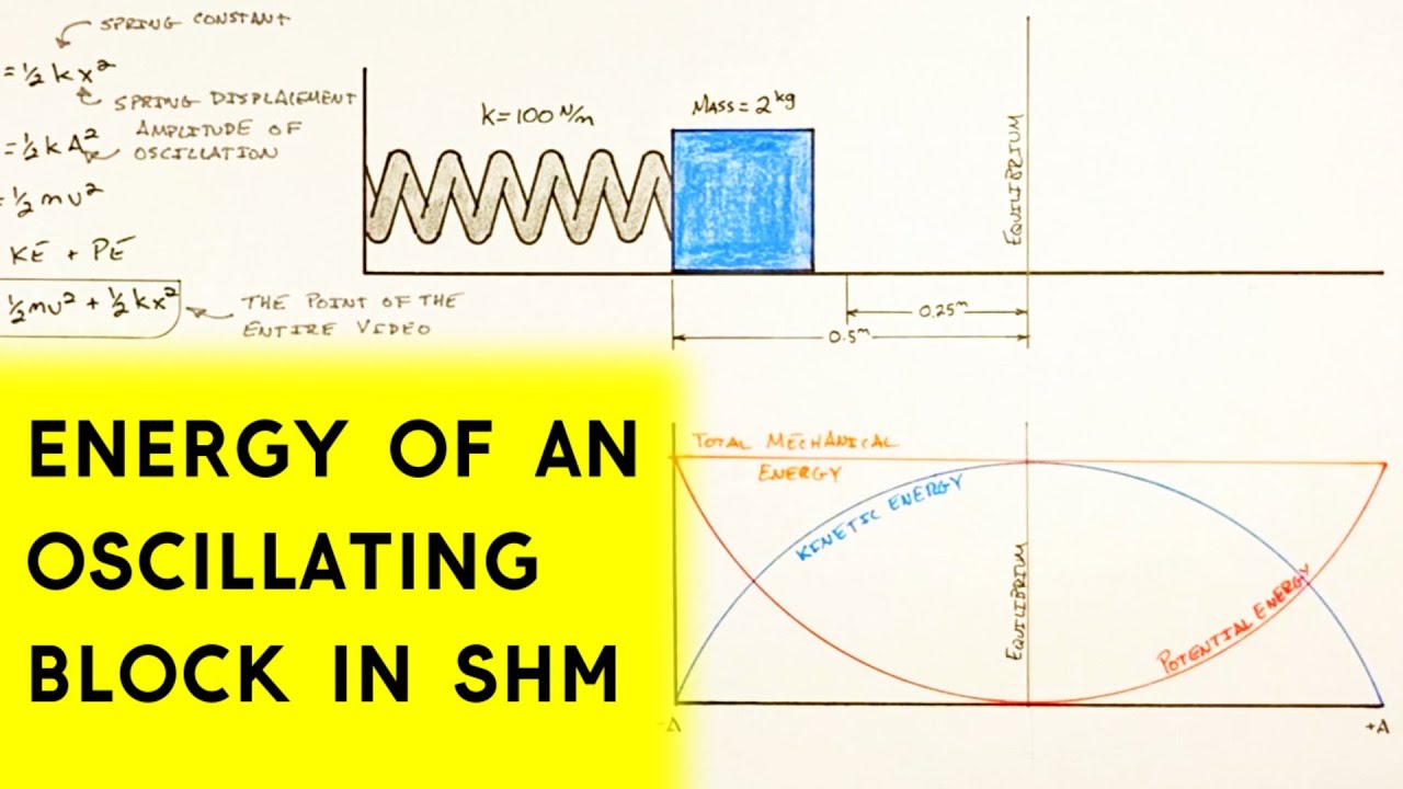 Use Energy to Find the Velocity of an Object in Simple Harmonic Motion