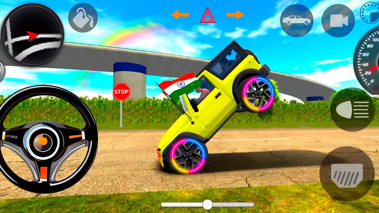 Dollar (Song) Modified Mahindra Yellow Thar😈 || Indian Cars Simulator 3D || Android Gameplay Part 36