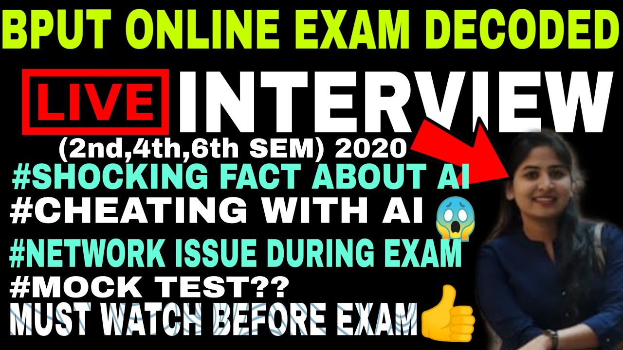 BPUT Online Exam || 2nd,4th,6th SEM Online exam Complete details || Must Watch Before appering Exam🔥
