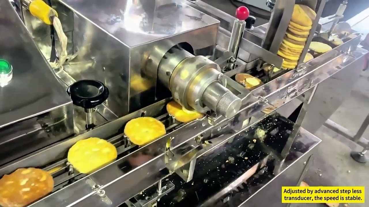 Biscuit sandwiching machine